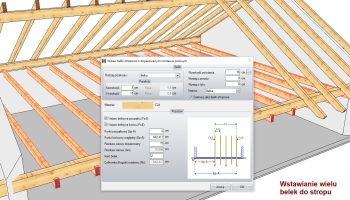 Wiele belek i słupków